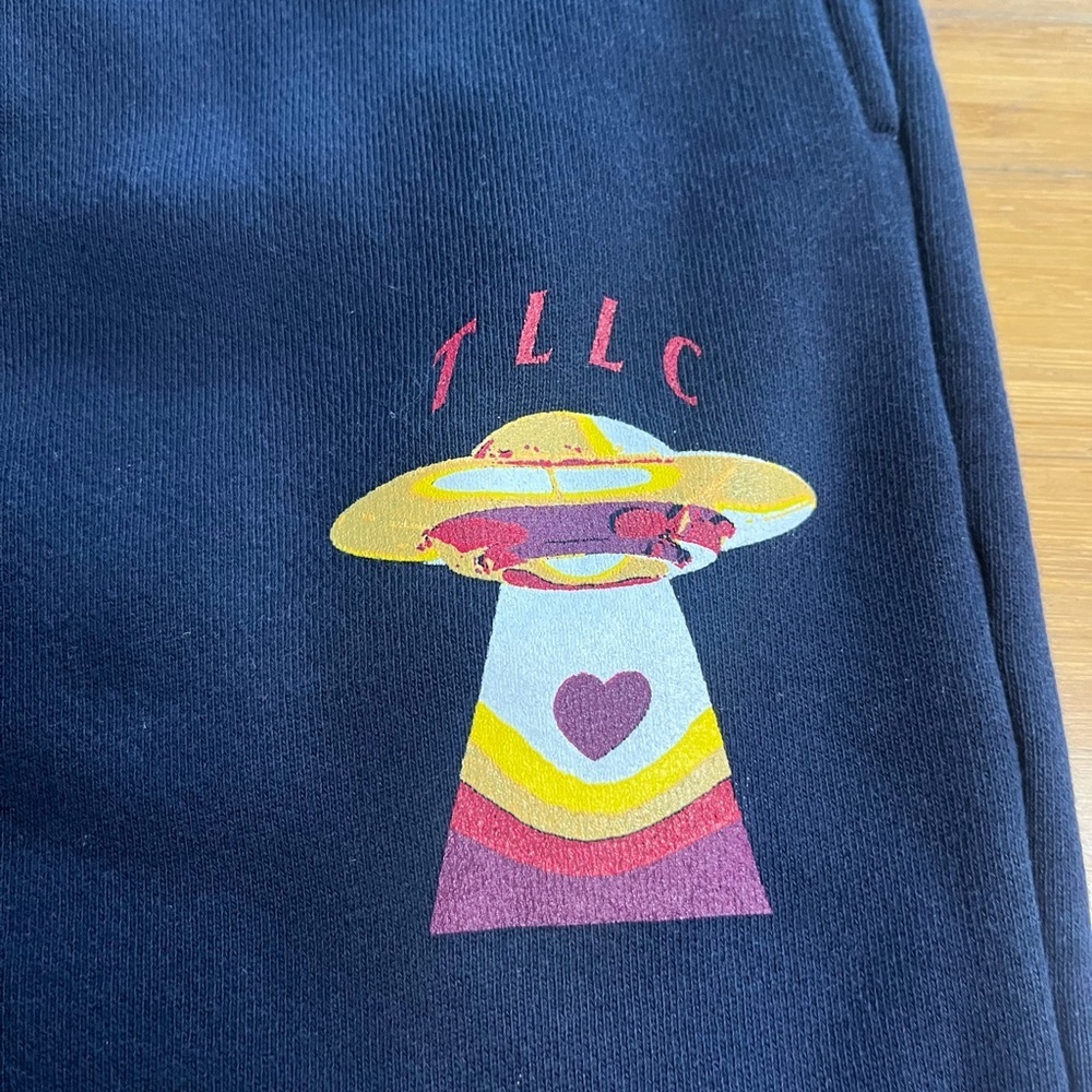 NWT The Local Love Club- Galactic Pants in Navy Blue. Size M - Picture 5 of 7
